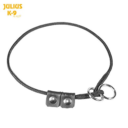Julius K9 Collar de adiestramiento para Perro diámetro 3,5 mm x L 50 cm, Negro