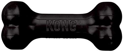 KONG - Extreme Goodie Bone™ - Hueso para perro de caucho, mandíbulas potentes, negro - Raza grande