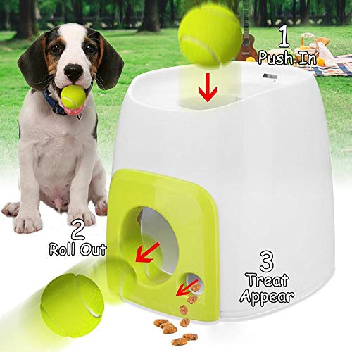 Lanzador de pelotas interactivo para perros, juguete dispensador de alimentos, juguetes de recompensa, herramienta de entrenamiento de animales, lanzador de rompecabezas para mascotas