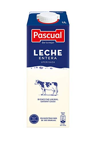 Leche Pascual Clásica Leche Entera - Pack de 6 x 1 l - Total: 6 l