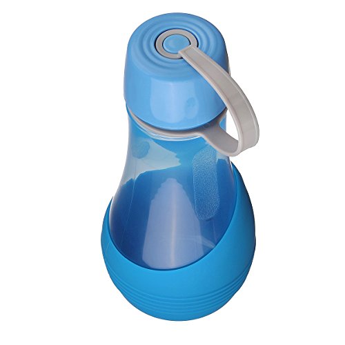 Nueva Botella de Agua para Perros,BPA-Libre con el tazón desprendible Caminar,Ejercicio, Senderismo, Camping con Mascotas