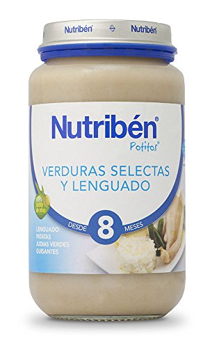 Nutribén Potito Verduras Selectas con Lenguado - 1
