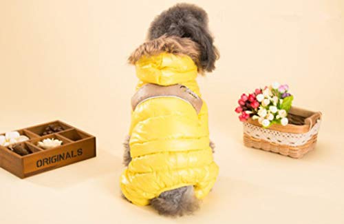 OLADO Chaqueta de plumón Impermeable para Mascotas Ropa para Perros pequeños Abrigo de algodón cálido y Grueso para Cachorros de Bulldog francés Invierno