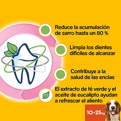 Pedigree Dentastix Fresh Premios Para Perros Grandes de Higiene Oral Contra El Mal Aliento, 180 gr, 28 sticks
