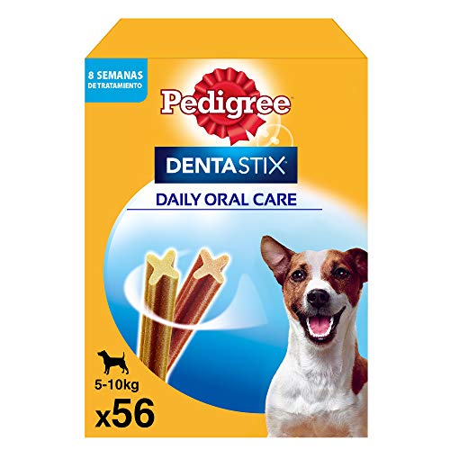 Pedigree Pack de 56 Dentastix de uso diario para la limpieza dental de perros pequeños (Pack de 1)