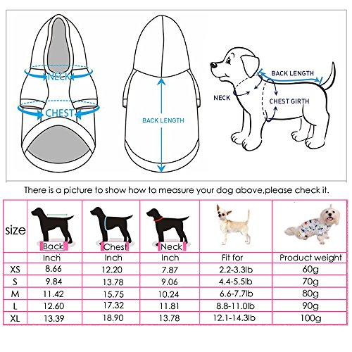S-Lifeeling - Traje para perro, diseño de seta de colores, cómodo, pijama para cachorro, suave para perro, mejor regalo, 100% algodón, para perros medianos y pequeños