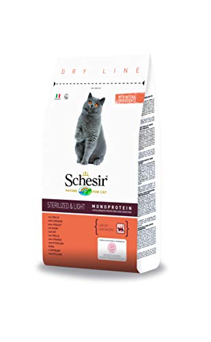 Schesir Comida Seca para Gatos Esterilizados con Pollo - 10000 gr