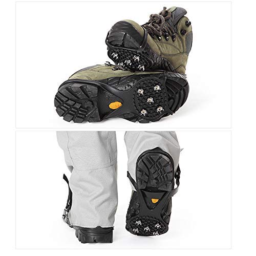 Symboat Shoe Grip Snow Grip 1 Pair Silicone Climbing Non-Slip Shoe Grip Ice Snow Grips Cleat Over Shoe Spikes Studs Crampons
