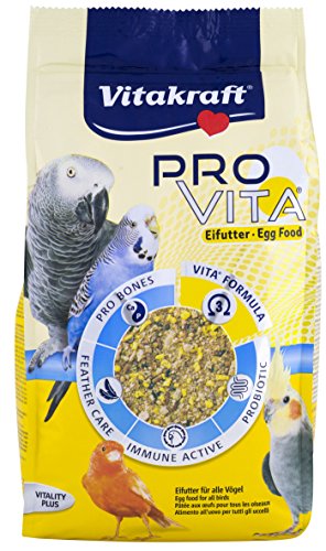 VITAKRAFT Vita Fuerza stärkungs y Cultivo de Forro para Todos los Pájaros, Cereales/saaten/EI/Cáncer Animales Fórmula, sin Azúcar, Pro Vita eifutter