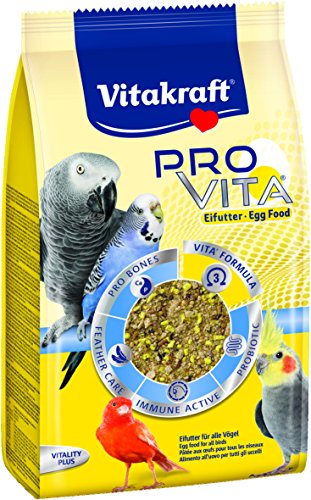 VITAKRAFT Vita Fuerza stärkungs y Cultivo de Forro para Todos los Pájaros, Cereales/saaten/EI/Cáncer Animales Fórmula, sin Azúcar, Pro Vita eifutter