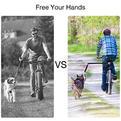 wefaner Dog Bicycle Exerciser Leash Hands Free Bicycle Correa para Perros