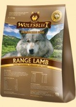 Wolf sangre Range Lamb para perros con cordero y Arroz Paquete ahorro 2 x 2kg