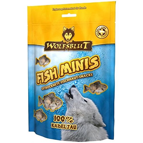 Wolf sangre Snack Fish Minis bacalao 100 g de 1pack