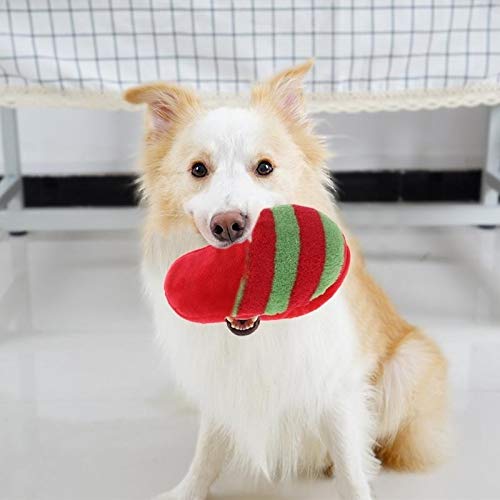 WXK Juguete Interactivo para Mascotas Juguetes for Mascotas Deslizadores del Perrito de Sonido del Chew del Perro Jugar con Juguetes for Perros Gatos Divertidos Productos del Perro (Rojo)