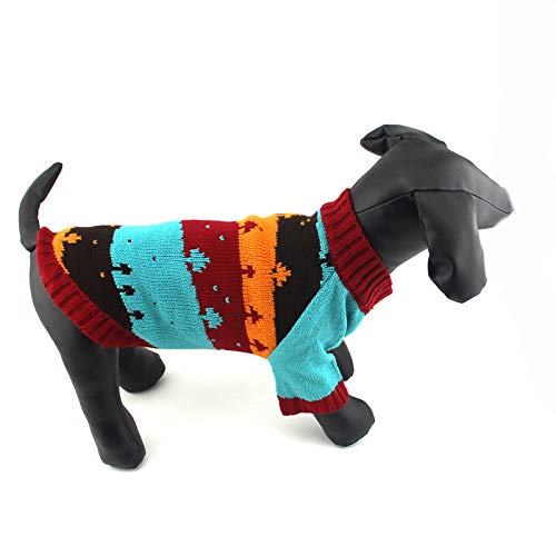 Abrrlo - Disfraz de Perro, Ropa de algodón, suéter de Fiesta, día de Navidad, Invierno, Abrigo de Punto, suéter para Mascotas