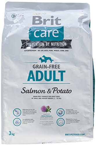 Brit Care Grain-Free Adult Salmon & Potato Comida para Perros - 3000 gr
