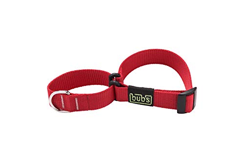 bub's Collar Especial Galgo - Collar para Perro Mediano/pequeño. para Todo Tipo de Razas de Perro y Especialmente para Galgos (Comprobar tamaño: Cuello 22 a 35). Color Rojo.