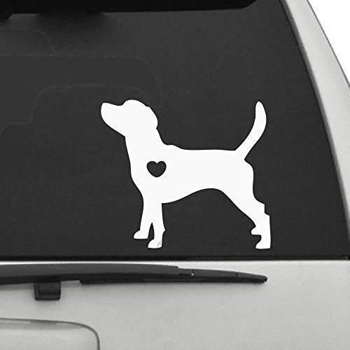 Car Sticker Car Decal I Love My Beagle Dog Animal Car Stickers Decals for Car Body Window Door Rear Windshield