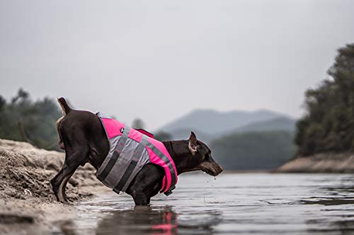 Chaleco salvavidas para perros chaleco salvavidas para mascotas chaleco salvavidas para mascotas tamaño ajustable salvavidas para perros reflectante de seguridad chaleco salvavidas con mango