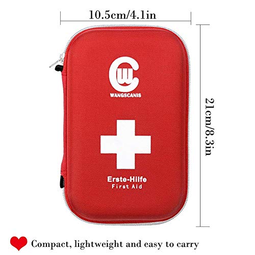 Dilicwa Botiquín de Primeros Auxilios 31 Artículos, Mini Kit de Supervivencia - Bolsa Médica de Emergencia Al Aire Libre para Coche El Hogar Lugar de Trabajo Acampar Senderismo Viaje