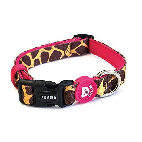 Dukier - Collar para Perro Ajustable y cómodo con Estampados Originales