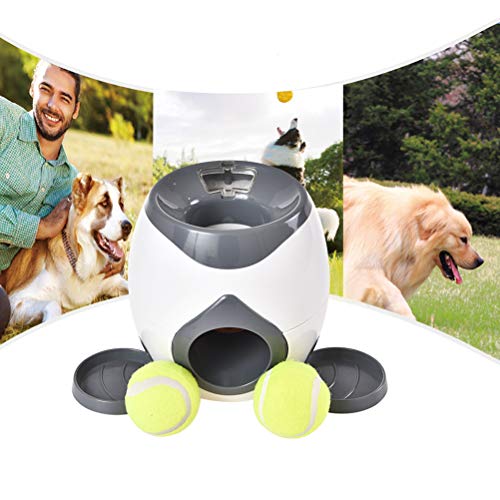 Egosy Dog Activity Memory Trainer Juguetes interactivos para Mascotas y propietarios Pelota de Tenis Pitcher Training Pet Ball Machine