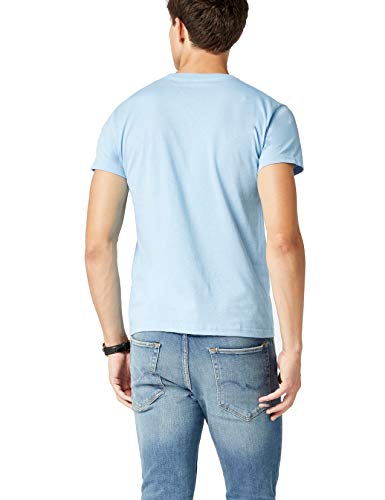 Fruit of the Loom Original T. Camiseta, Azul (Sky Blue YT), S para Hombre