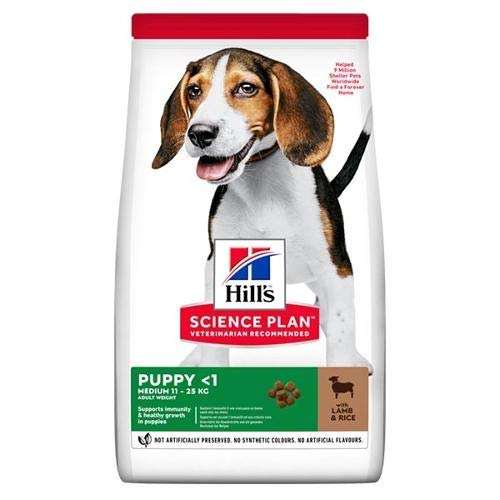 Hills Science Plan Canine Puppy Medium Cordero & Arroz 2.5Kg 2500 g