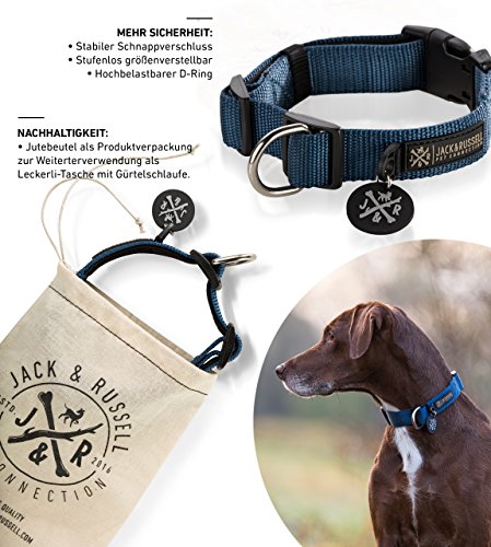 Jack & Russell - Collar para perro, acolchado de neopreno, varios tamaños y colores