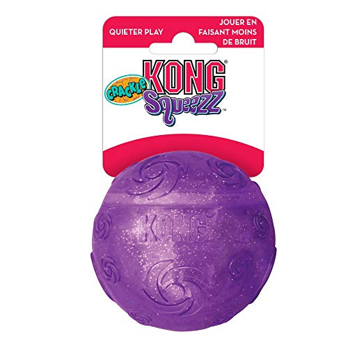 KONG Squeezz Crackle Ball L