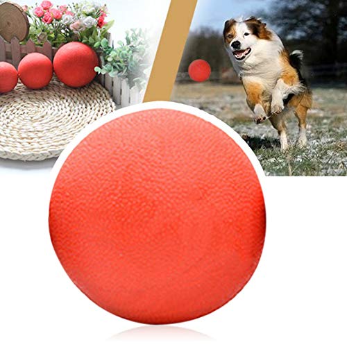 Matthew00Felix Tamaño portátil de Caucho Resistente Bite-Resistente para Mascotas Perros Bolas seguras Balones de Entrenamiento