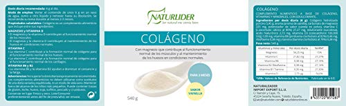 Naturlider Colageno Con Magnesio (Vainilla) 540G 610 g