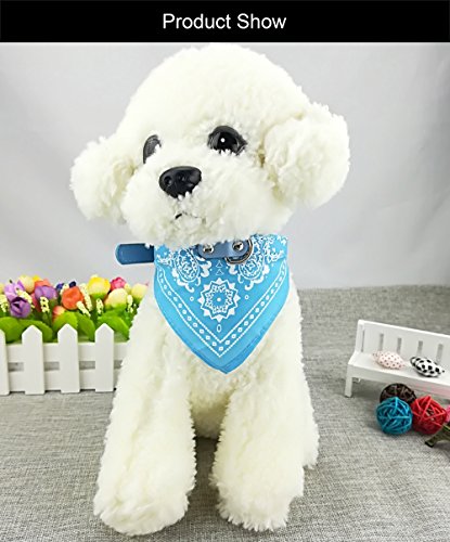 Newtensina Perro de la Moda Bandana Collar Collar de Perro Boy Pañuelo Medio Perrito Pañuelo con Cuello para Perros
