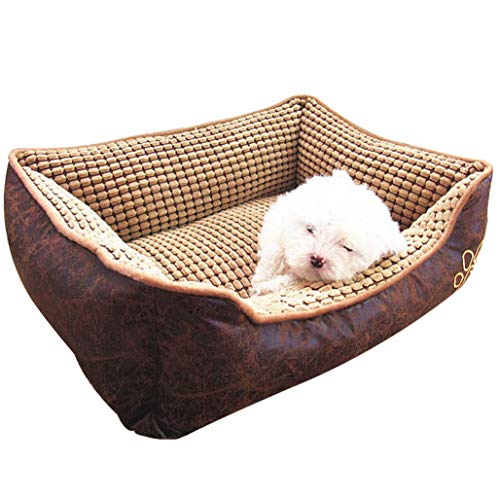 Pet Dog Bed PP Algodón Impermeable Lavable Cojín de Cachorro Mascotas Grandes Perros Manta Sofá Perrera