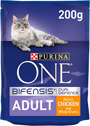 PURINA ONE - Alimento seco para Gatos (200 g, 6 Unidades)