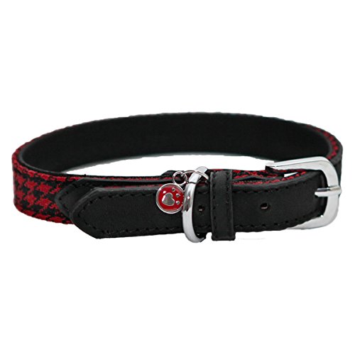 Rosewood Wag-n-Walk Funda Rojo/Negro de Pata de Collar de Perro