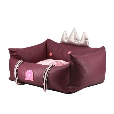 SZGS Cat Nest Pet Bed-Sofa Cat Cat Dog House Modelos de otoño e Invierno luz romántica Estrella romántica Nido de Mascotas, Black Friday, Mascotas-L(within35kg)