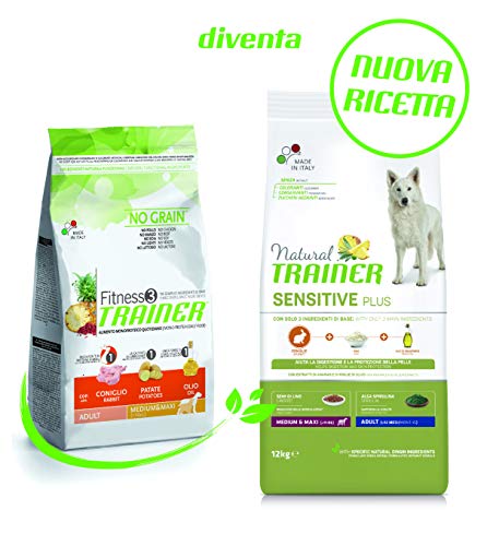 Trainer Sensitive No Grain MM Adult con Conejo, piseles, Aceite, 12000 g