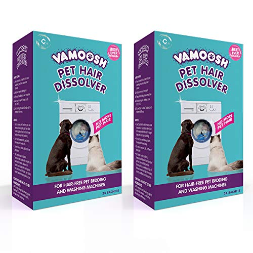 Vamoosh Disolvente de Pelo para Mascotas – Pack de Parachoques – 6 x 100 g (2 Cajas)