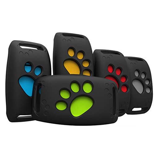 VCXZ Mini Perro de Mascota Tracker GPS localizador de Collar para LBS Gato Espera Largo Geo-Cerca de la Plataforma Libre de App,Pink