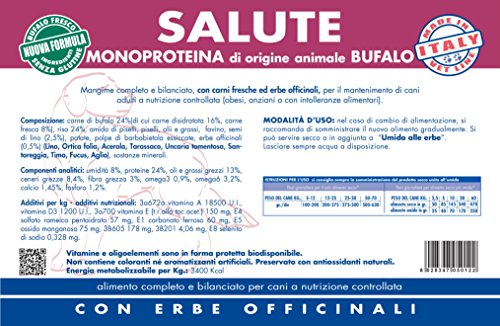 Vet Line Salute monoproteico Búfalo kg. 3