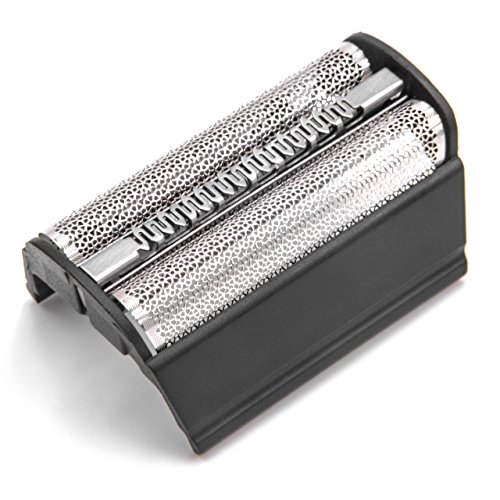 vhbw Doble lámina de afeitar con marco para máquinas de afeitar Braun Flex Integral 5000, 5005, 5010, 5015, 5311, 5312, 5314, 5315; negra