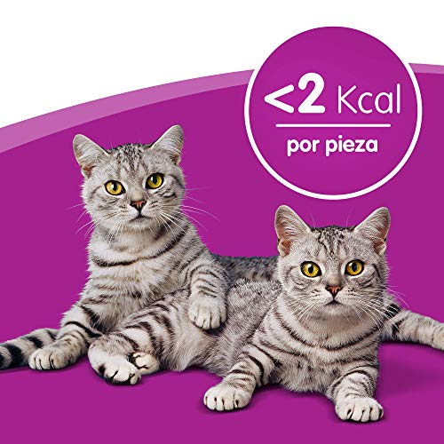 Whiskas Dentabites de 40g para higiene oral de uso diario para gatos (Pack de 8)
