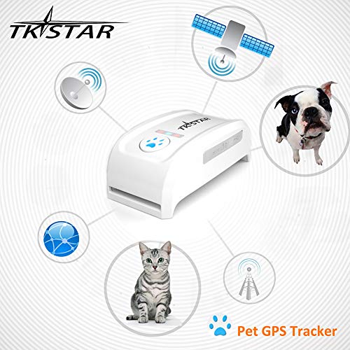 WLDOCA Tractive GPS Pet Rastreador para Perros Y Gatos - Buscador De Mascotas A Prueba De Agua para Collar Adjunto