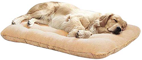 XLBHSH Estera del Animal para los Gatos y Cachorros de más Grande cómodo Desmontable Estera del Animal doméstico con el Cordero Cachemira Suave Cama del Perro 120X80CM,M