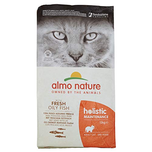 almo nature Cat Dry PFC Holistic Adult Pescado Azul, 12 kg