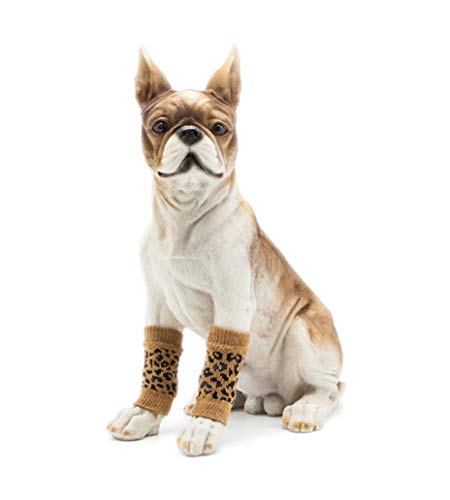 AMURAO Calcetines Lindos para Perros Calentadores de piernas Antideslizantes para Mascotas Cachorros Chihuahua Rodilleras para Perros pequeños y medianos Artículos para Mascotas