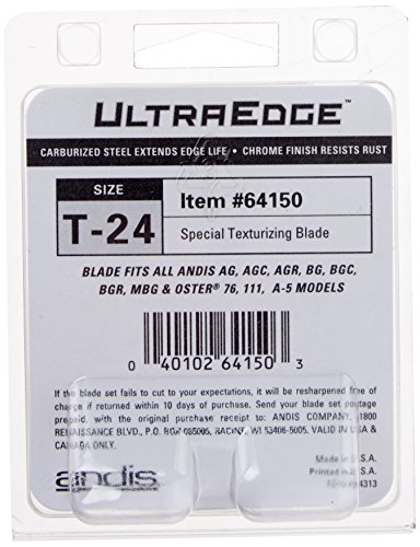 Andis Ultra Edge Blade T-24 4 mm - Juego de cuchillas cortapelos