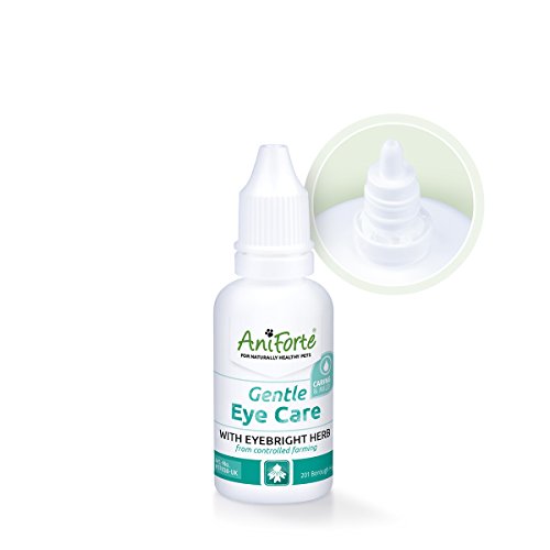 AniForte Líquido para el Cuidado de los Ojos para Perros y Gatos, 30 ml – Líquido para Ojos 100% Natural, removedor de Manchas y desgarros