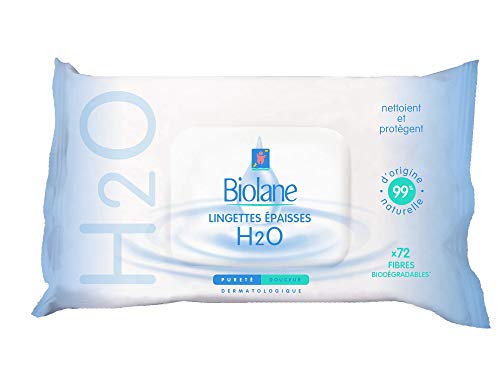 Biolane - Lote de 3 toallitas gruesas H2O
